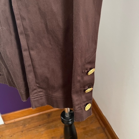 7 for $30 CACHE Gold Trimmed Capri Pants - Picture 4 of 8